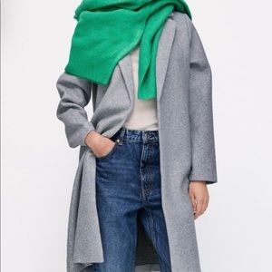 Zara Coat Lapel Collar